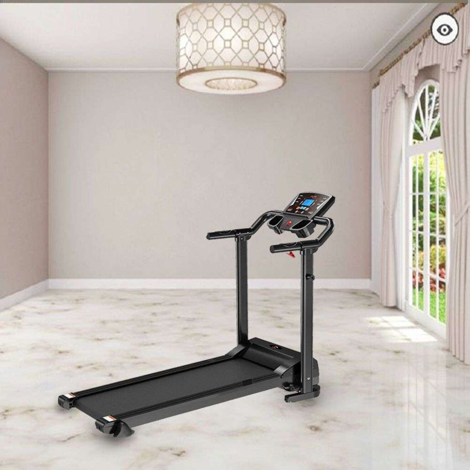 Electric Motorized Foldable Treadmill Running Fitness Machine Walking Jogging UK