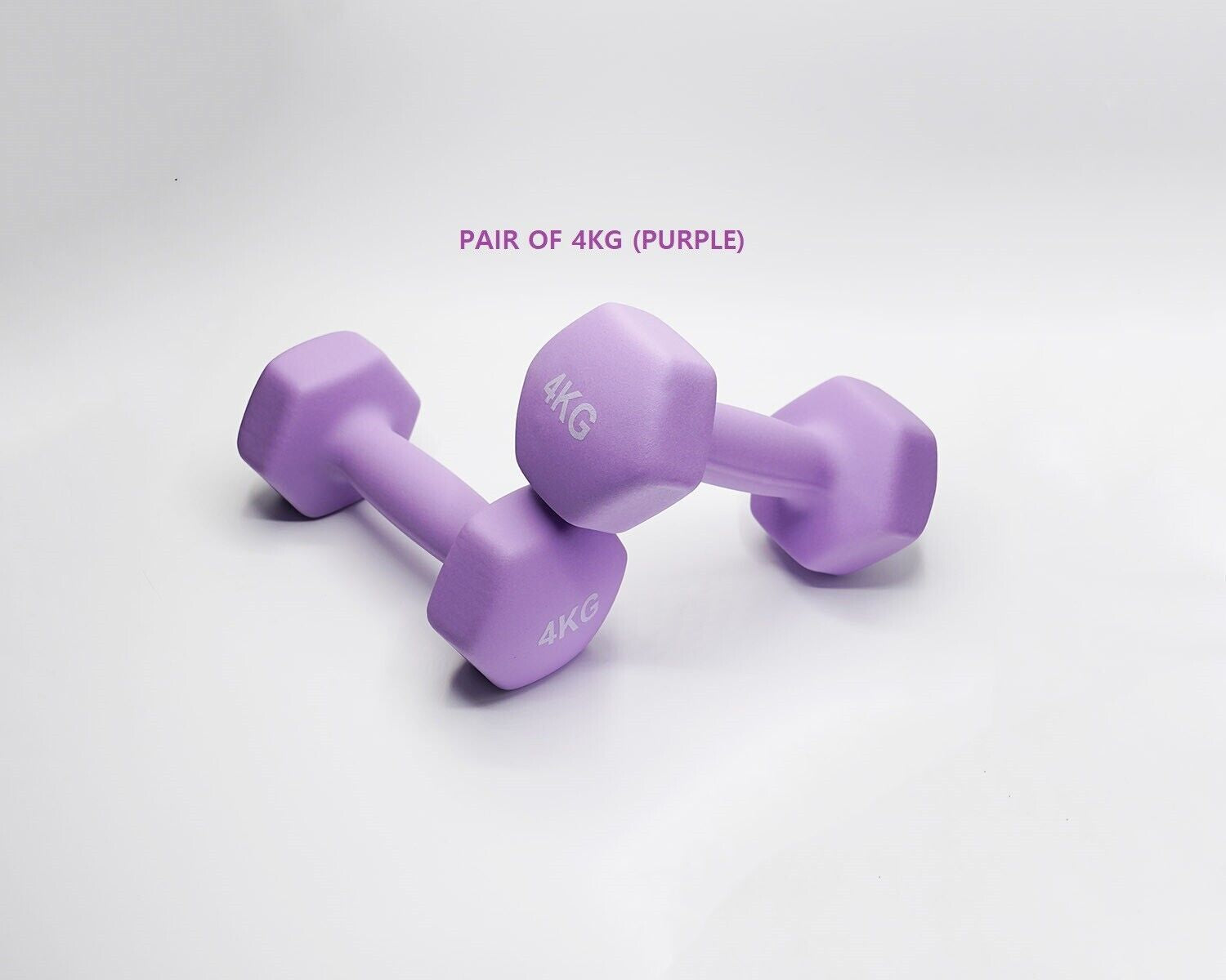 Neoprene Dumbbell Pair Home Weights Gym Fitness Sports