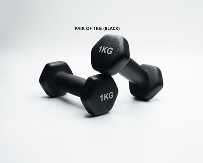 Neoprene Dumbbell Pair Home Weights Gym Fitness Sports