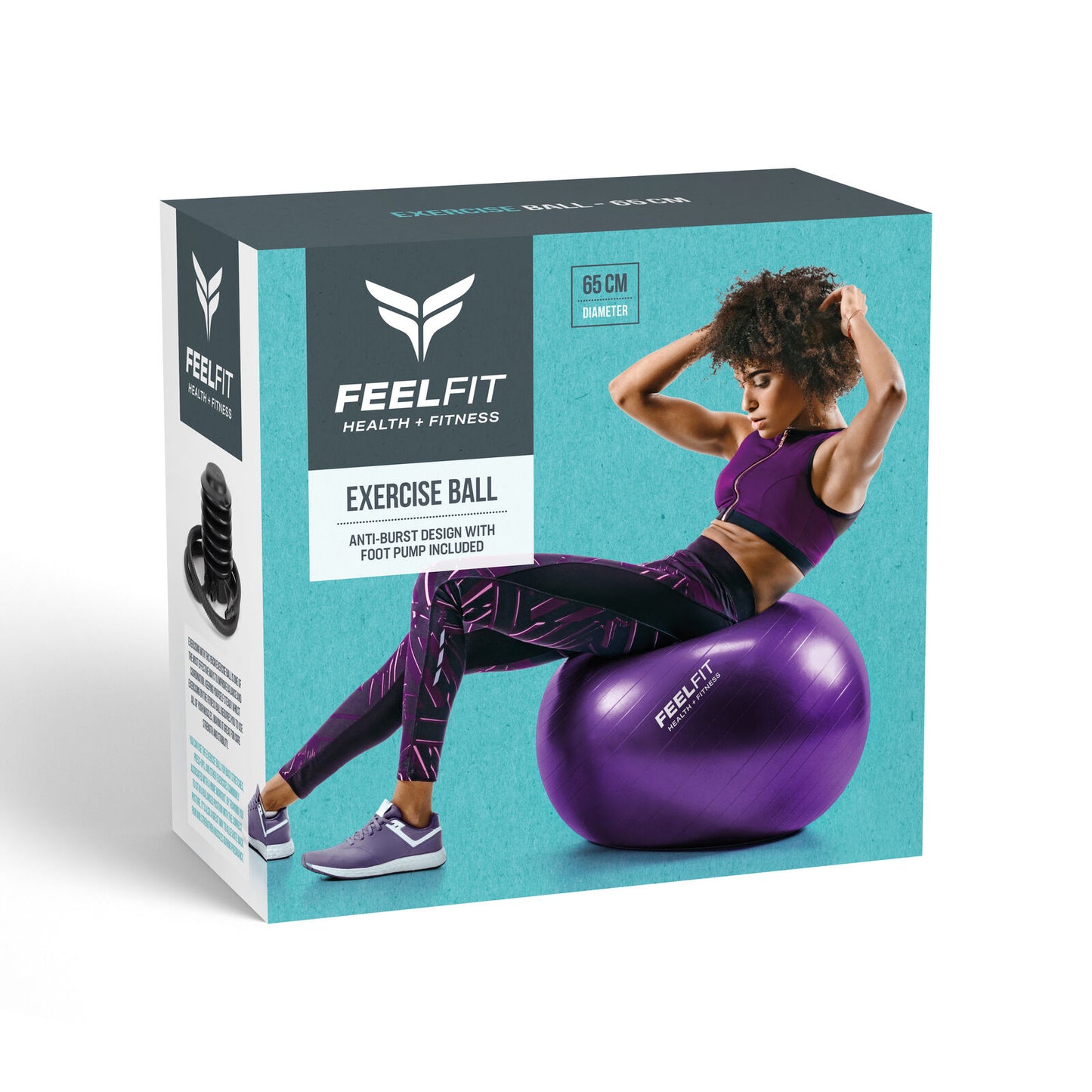 Exercise Gym Ball Swiss Pilates Yoga Core Training Pregnancy Birthing Anti-Burst