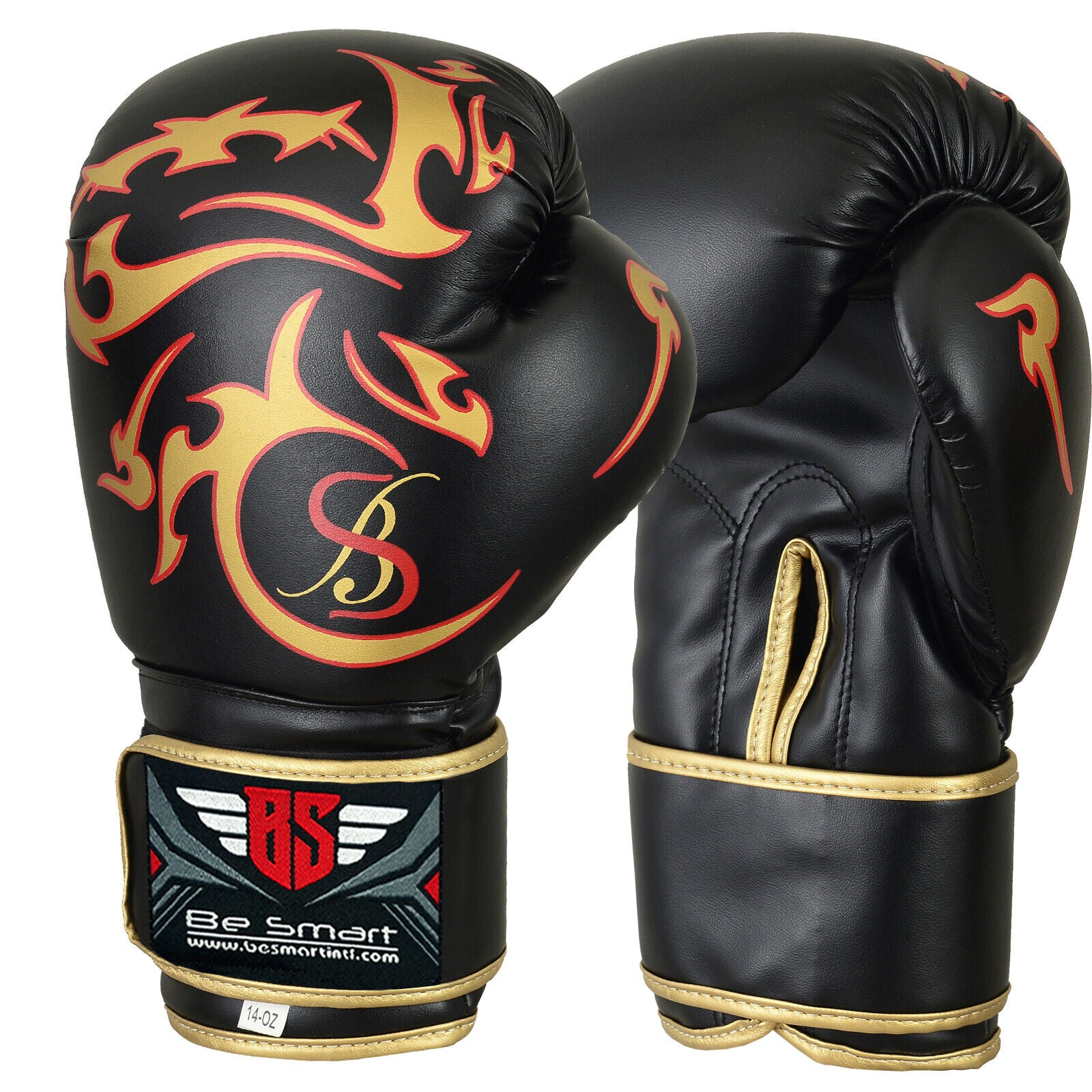 Pro Leather Boxing Gloves, MMA, Sparring Punch Bag, Muay Thai Training Gloves