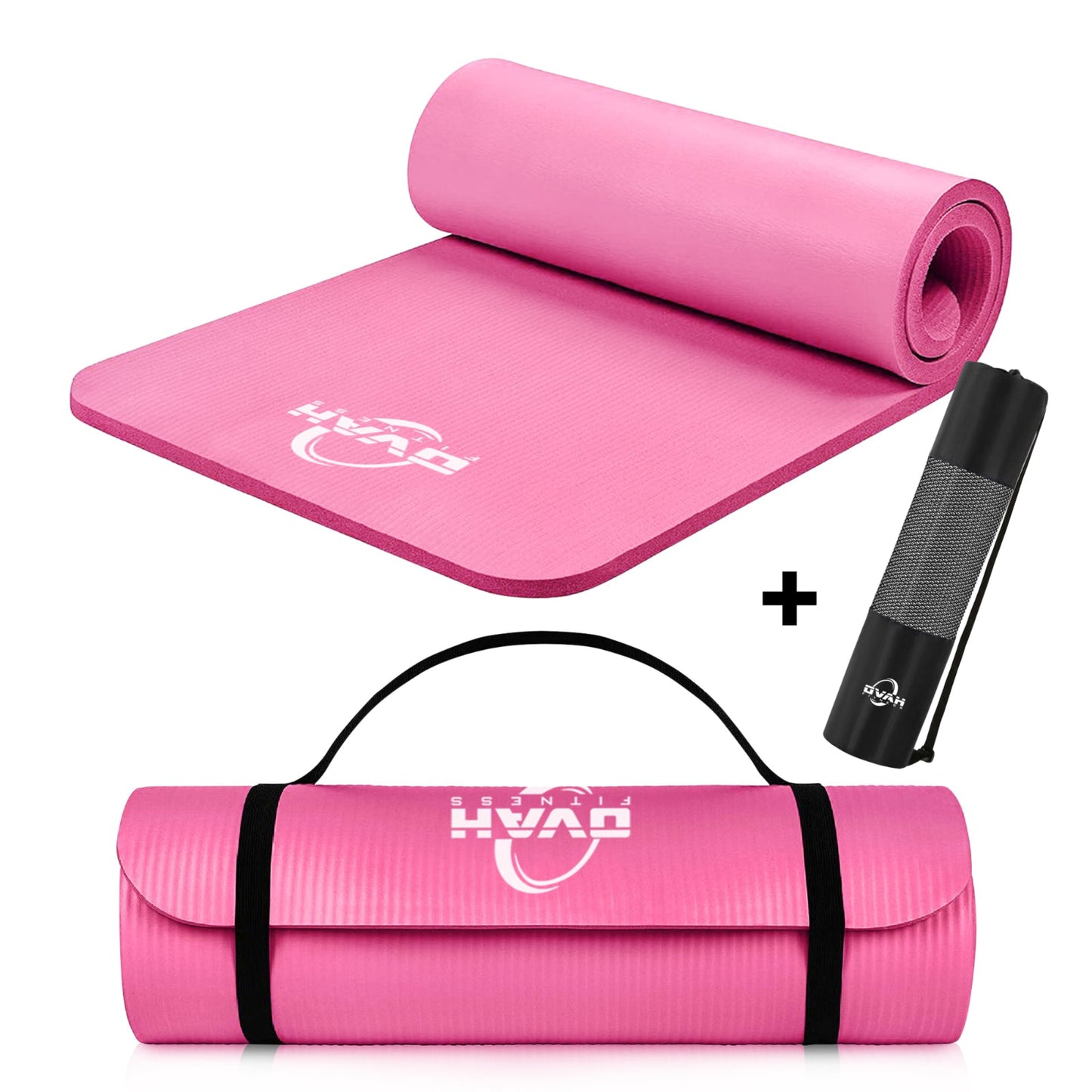 Premium 15MM Extra Thick Non-Slip Yoga Mat for Gym Workouts and Pilates - Designed for Women - UK Edition