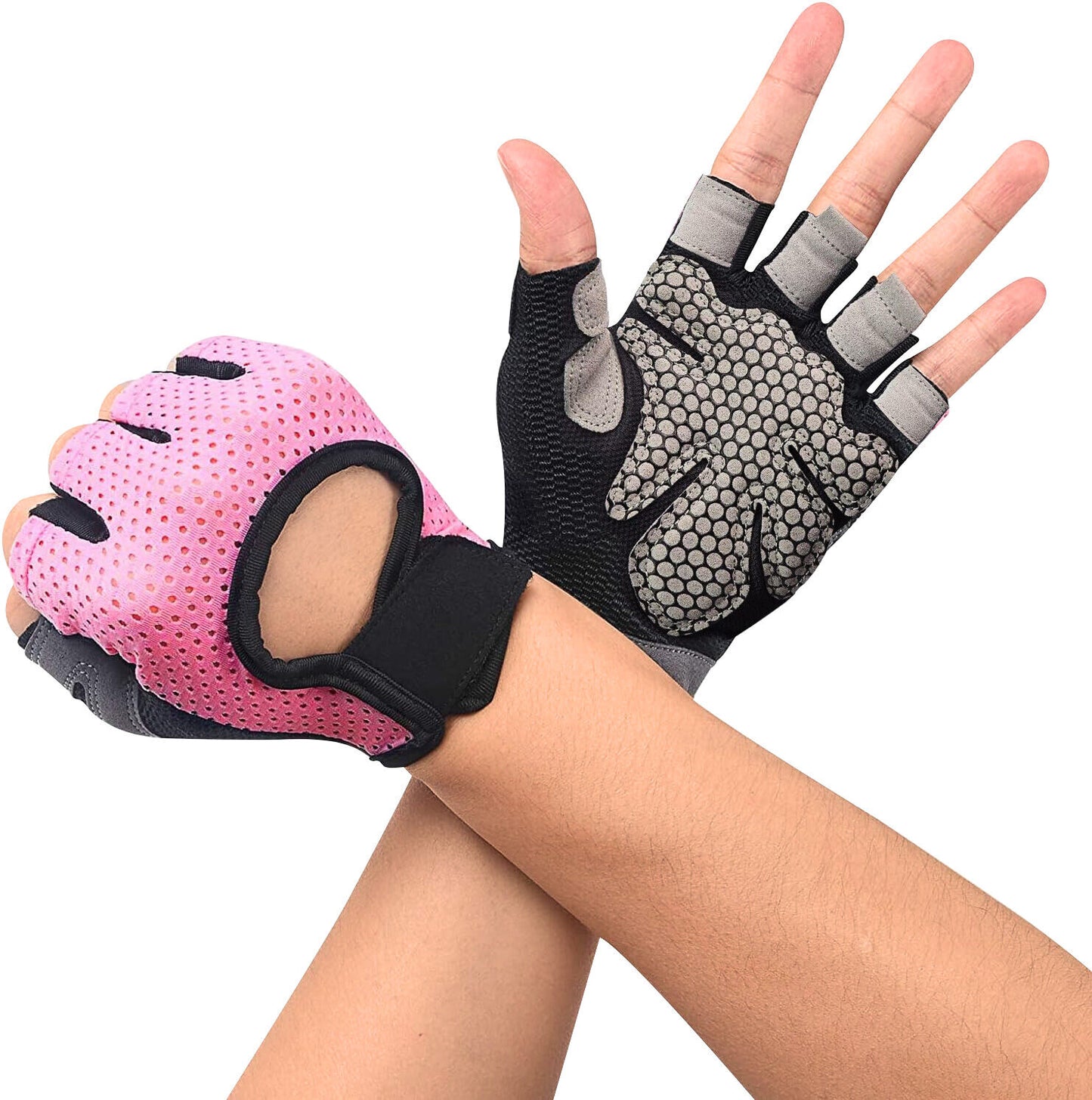 Weight Lifting Gloves Wrist Support Gym Fitness Workout Training Body Building