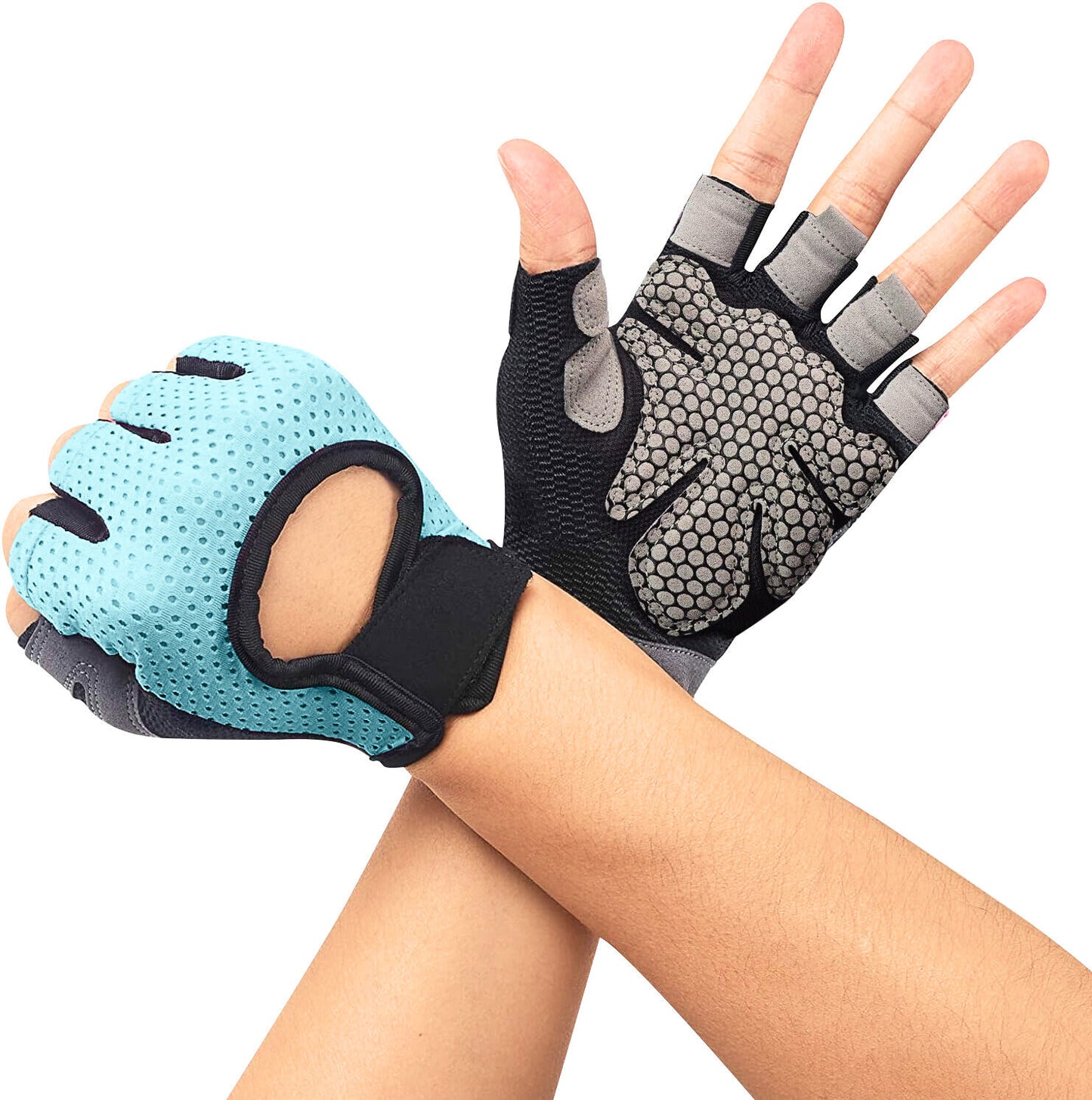 Weight Lifting Gloves Wrist Support Gym Fitness Workout Training Body Building