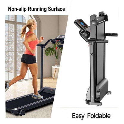 Electric Motorized Foldable Treadmill Running Fitness Machine Walking Jogging UK