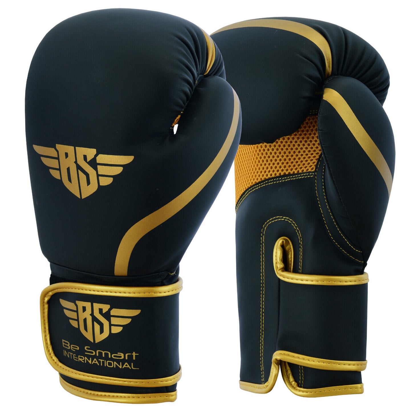 Maya Leather Boxing Gloves Muay Thai Punch Bag Sparring MMA Training Kickboxing